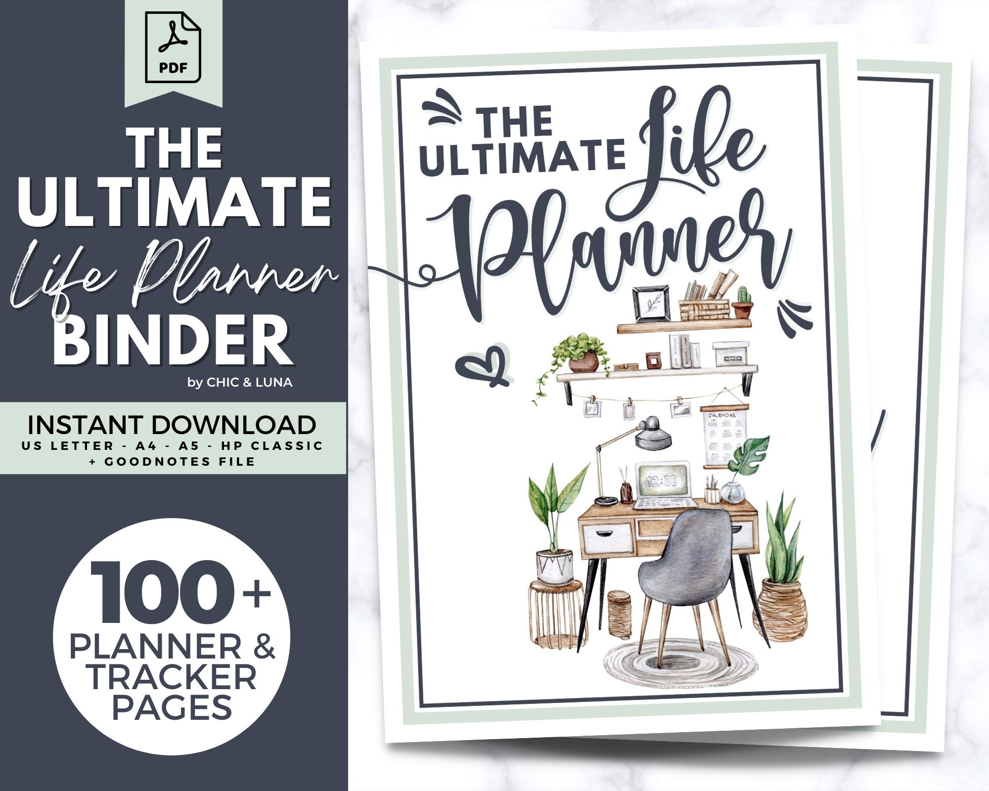 Ultimate Life Planner Binder Planner Bundle All in One Etsy Australia