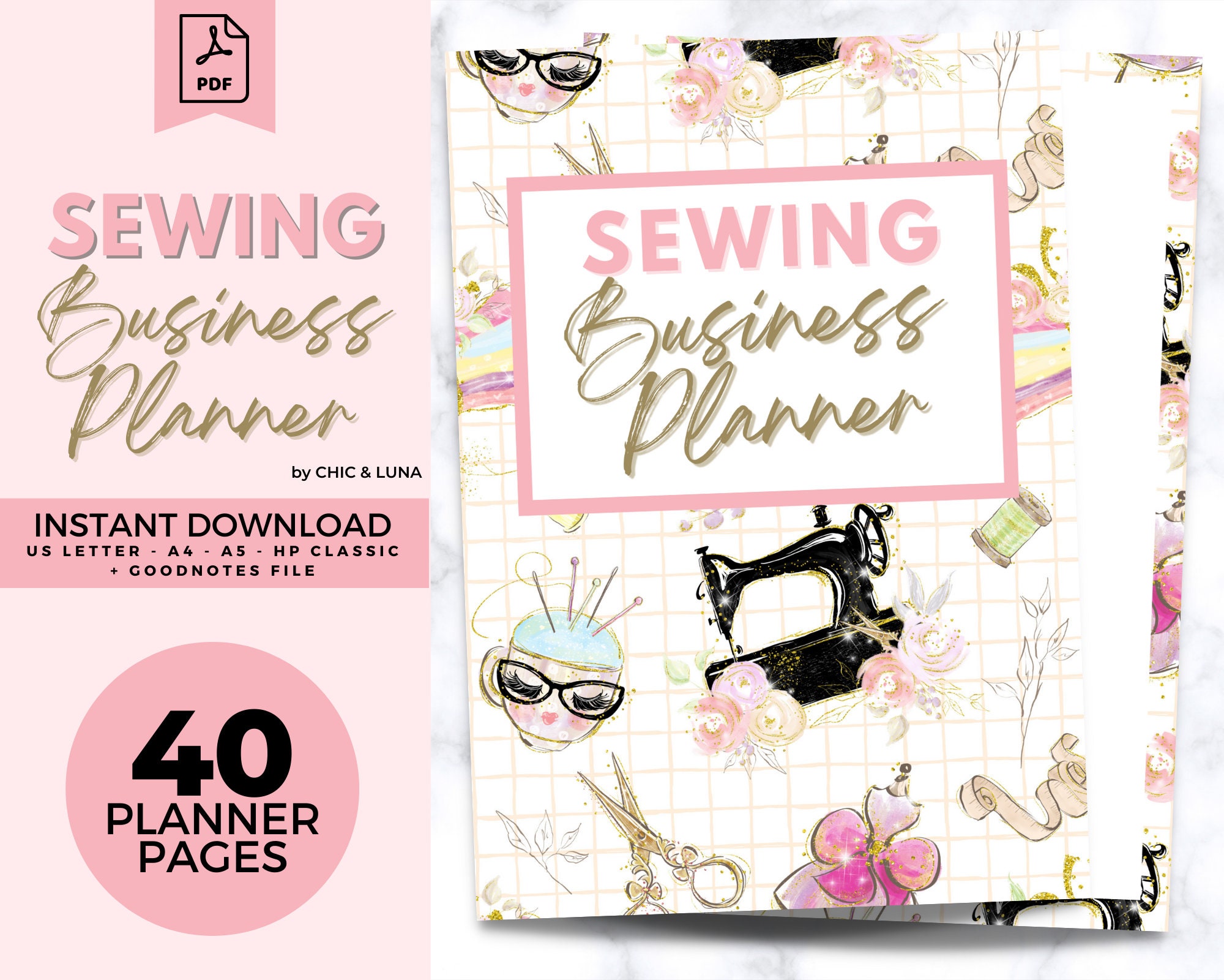 Sewing planner for Men's garments