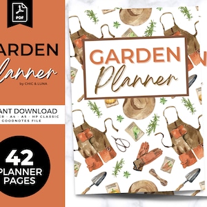 Gardening Planner Printable | Garden Planner | Garden Journal | Garden Organizer | Gardening Logbook | Gardening Checklist