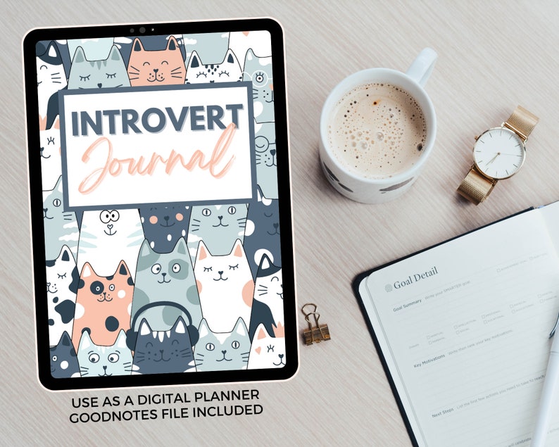 Introvert Journal: Printable Workbook, Self Help (PDF & Goodnotes) - Etsy