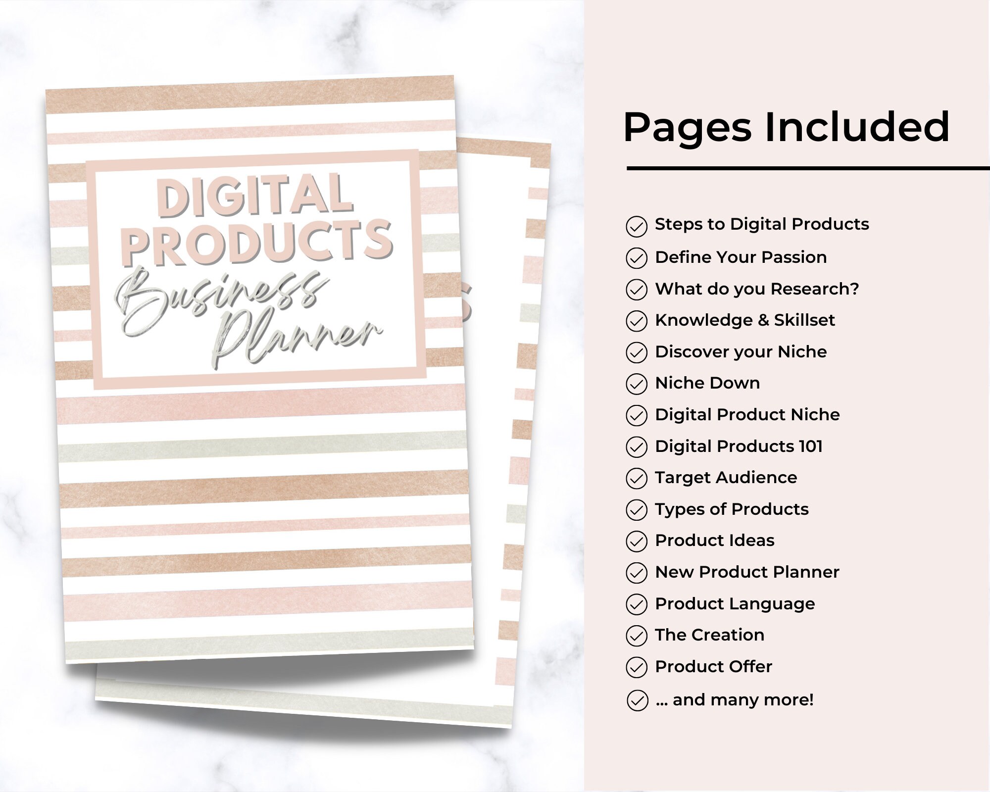 Digital Product Business Planner Printable Digital Product - Etsy