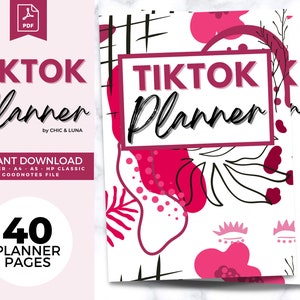 TikTok Planner | Tik-Tok Content Schedule | TikTok Strategy | HashTag Search | Hashtag Planner | Video Strategy | Followers Tracking