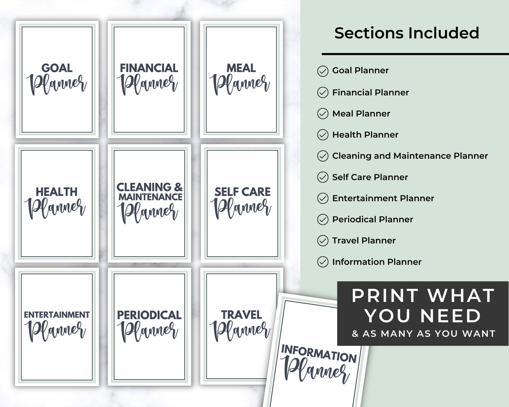 Ultimate Life Planner Binder Planner Bundle All in One Etsy Australia