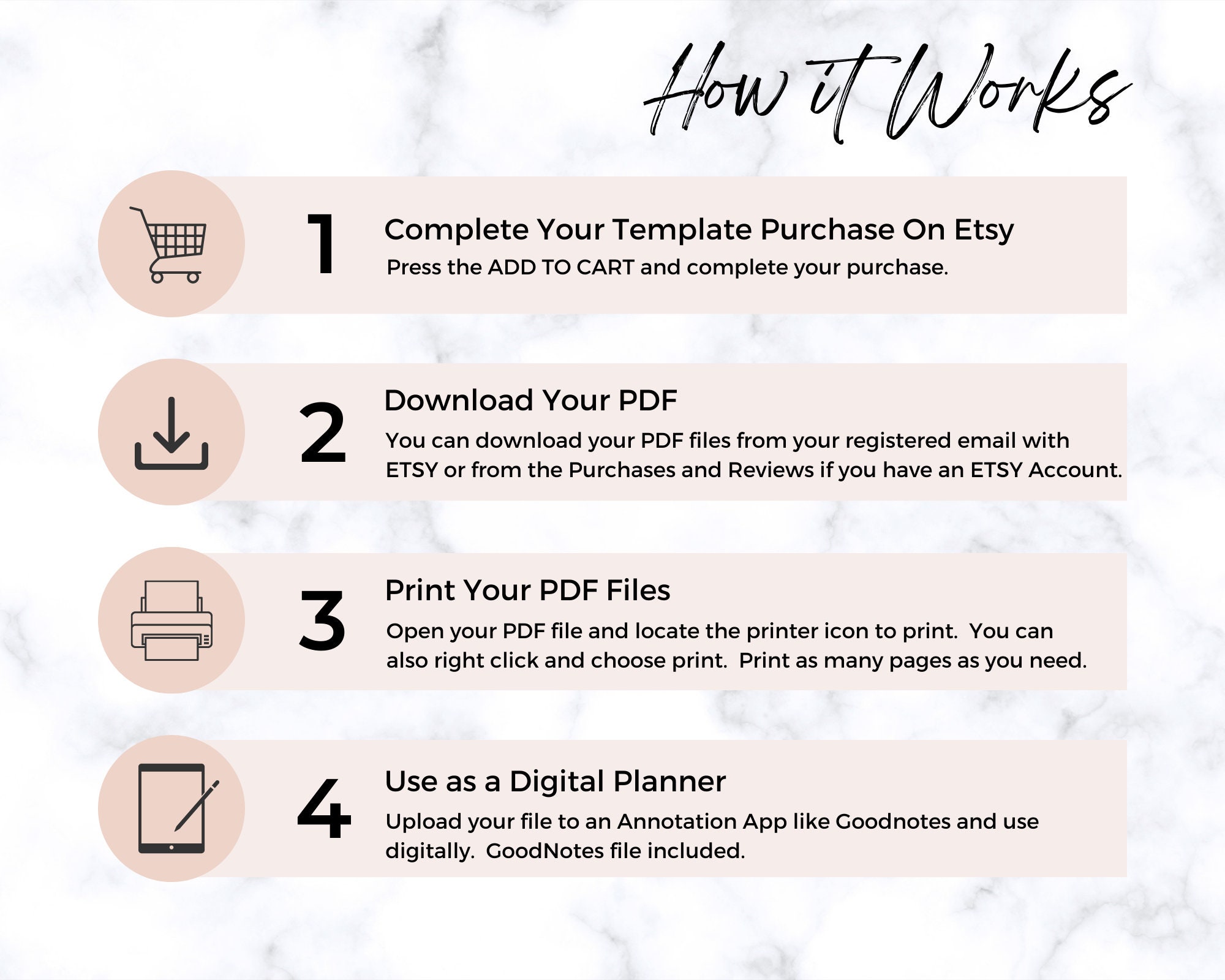 Digital Product Business Planner Printable Digital Product - Etsy