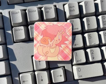 Snail Hug Sticker: Webcore Animecore Cybercore Y2K Heisei Retro Juminocore Whimsy Twee
