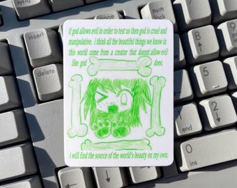 Puppy Girl Sticker: Webcore Animecore Cybercore Y2K Heisei Retro Juminocore Whimsy Twee