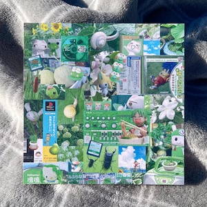 Webcore Nature Collage Print: Animecore Cybercore Y2K Heisei Retro Juminocore Frutiger Aero (Animism)