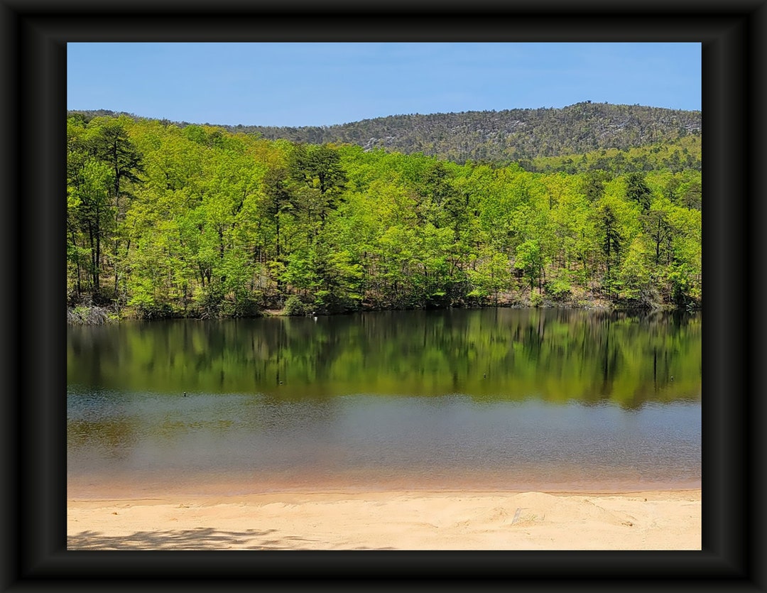 Hanging Rock Park Lake Photograph Hanging Rock Digital Print Hanging