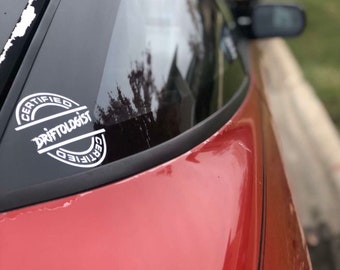 Certified Driftologist Car Decal, Funny Drift Culture Sticker, JDM Enthusiast Tool