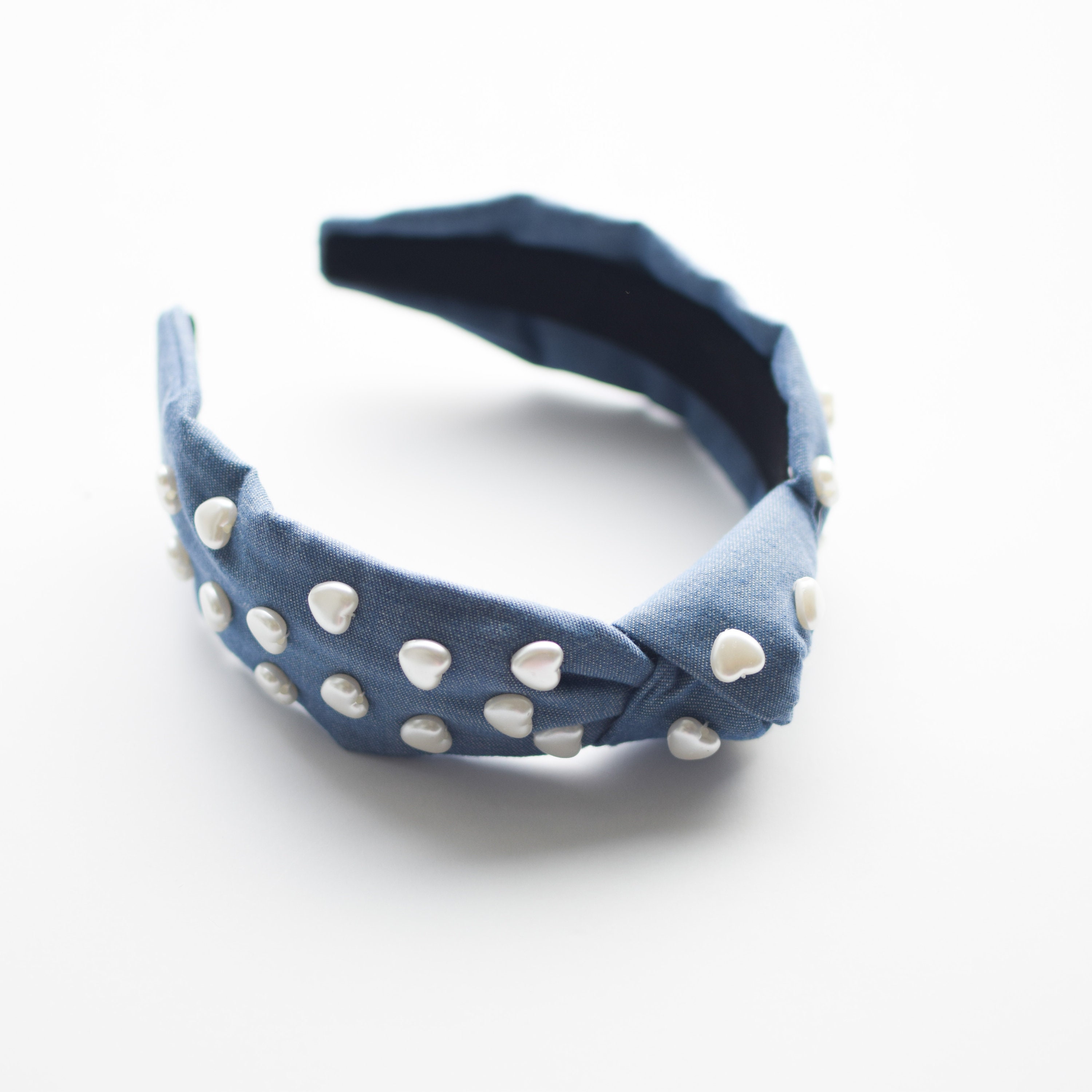Statement Embroidered Top Knot Headband with Hearts & Beads, NWT Amazon.com : NVENF Valentine main image 2