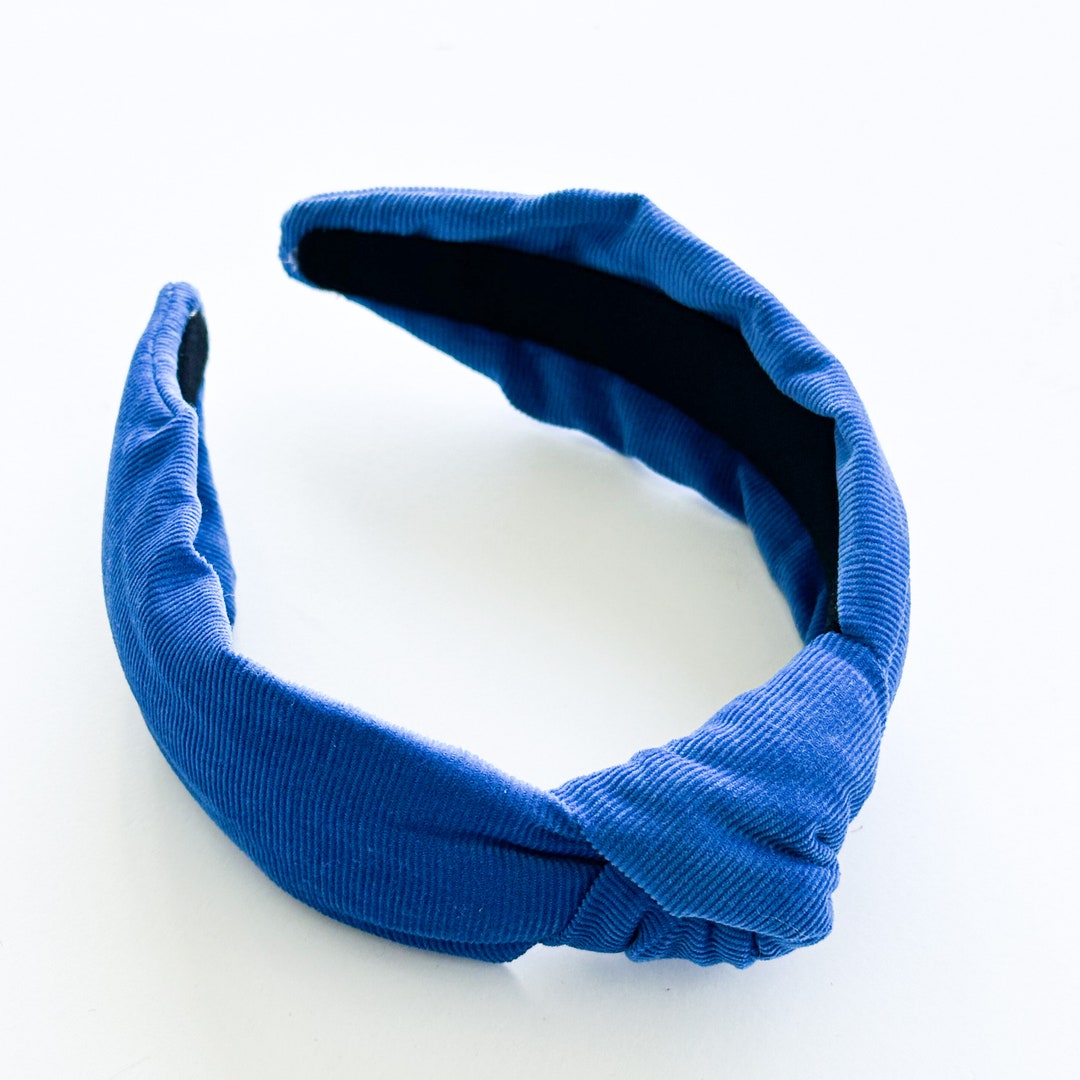 Royal Blue Headband, Women's Headband, Knotted Headband, Knot Headband
