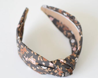 Small Blossom Headband, Women's Headband, Knotted Headband