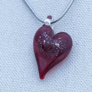 Memorial Heart Pendant Jewelry with Cremains/Ashes