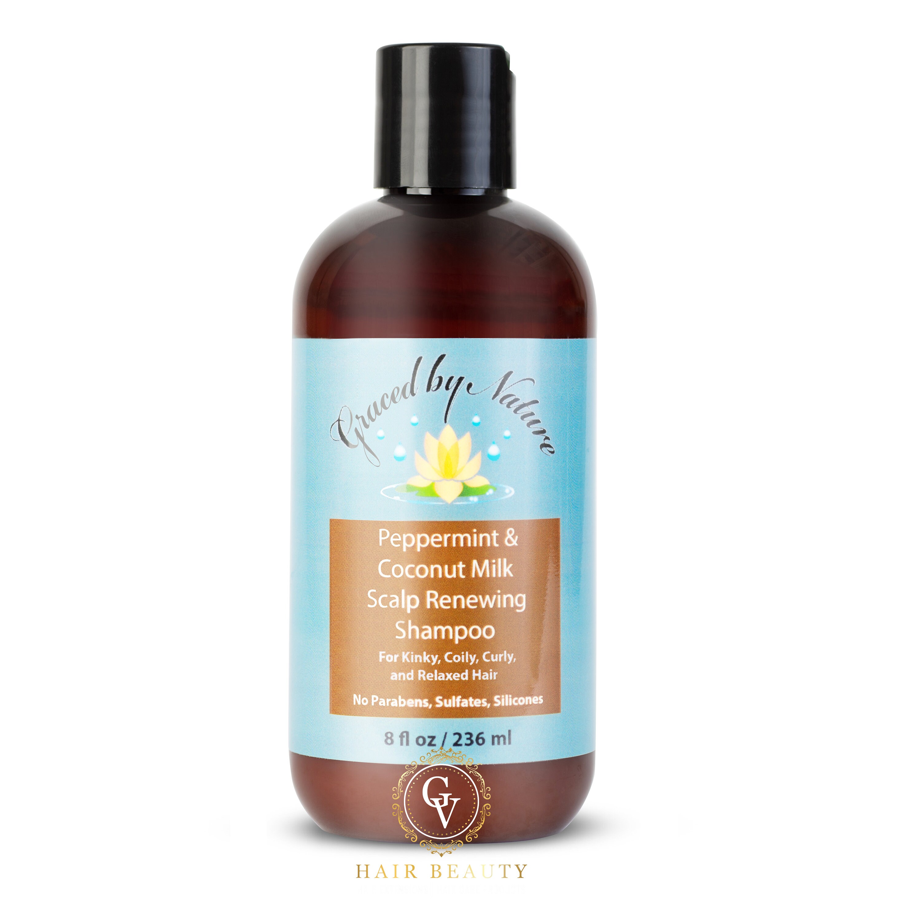 Peppermint & Coconut Milk Scalp Renewing Shampoo 8oz Hair - Etsy