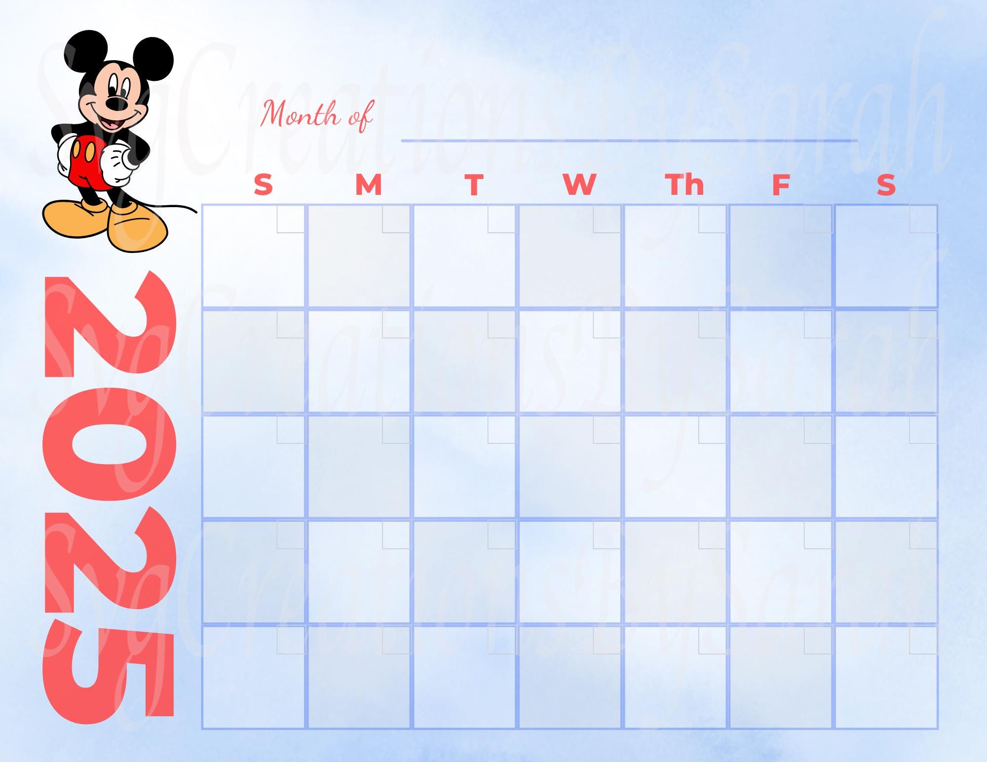Mickey Digital Download Calendar 2025, Mickey Png, Digital Download, Calendar 2025, Mickey Family 2025, Minnie Digital Download, Mickey 2025 - Etsy