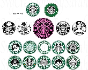 Coffee halloween png for cricut bundle, coffee scary horror characters, coffee halloween clipart sublimation png svg, coffee png, coffee