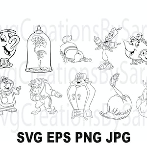 Bundle Outline Digital Download Svg,  Eps, Png, Jpg