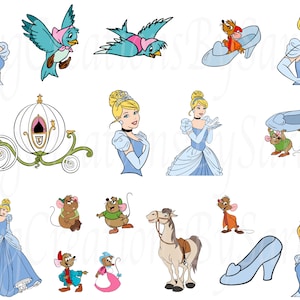 Bundle Princess Digital Download Svg,Png, and Dxf