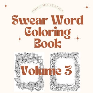 Adult Stress Relief Digital Coloring Book, Digital Coloring for Adults, Swear Word Coloring Book For Adults,Adult Only Digital Coloring Book