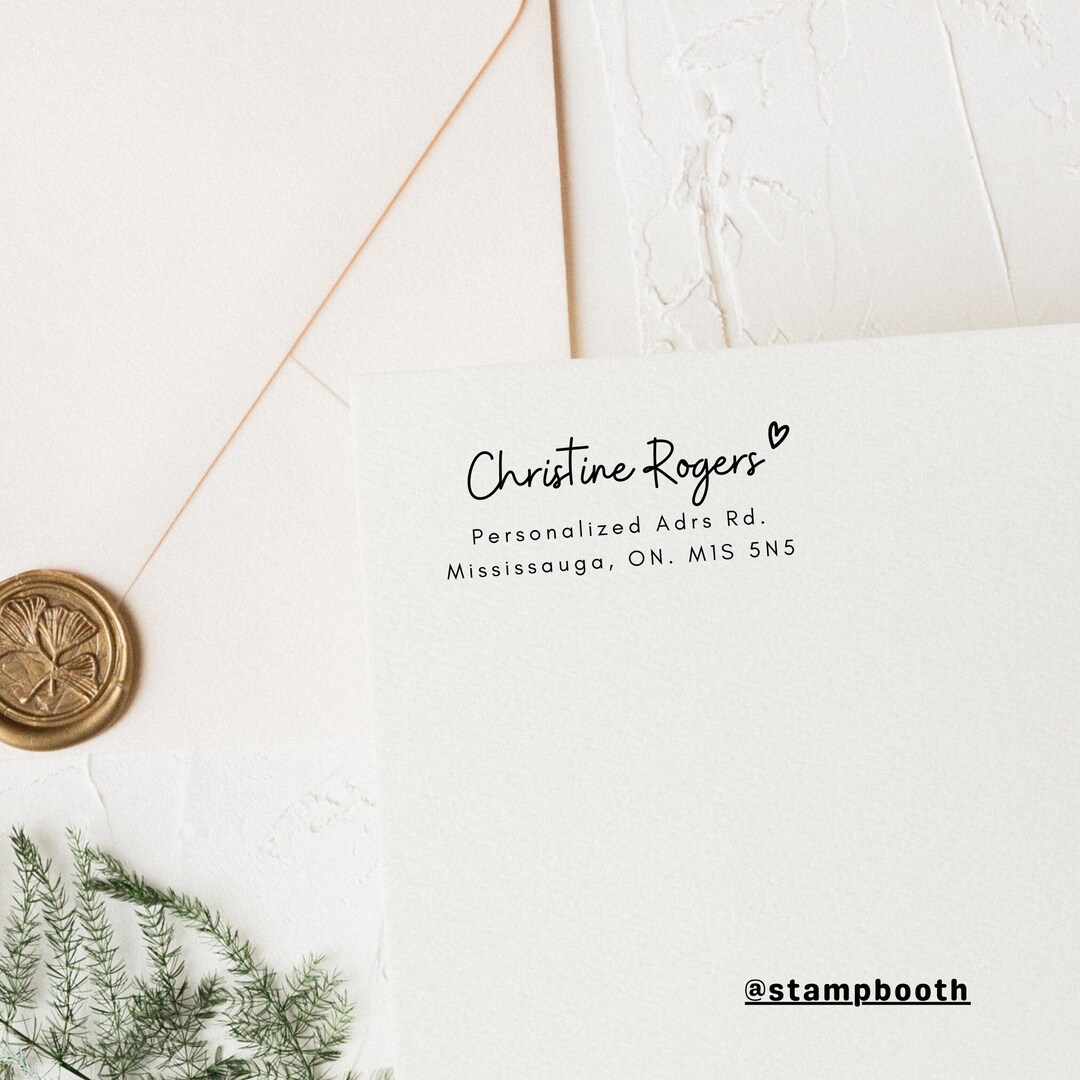 Selfinking Stamp Custom Address Stamp Personalized Return Address
