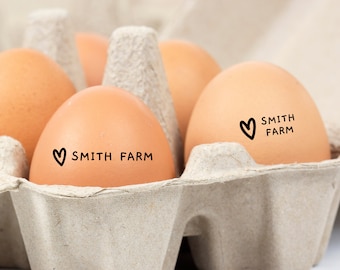Self Inking Egg Stamper Farm Name Stamp for Egg Stamp Farm Fresh EGGS Stamp Chicken Egg Stamp Chicken Coop Egg Stamper Farmer Market Stamper