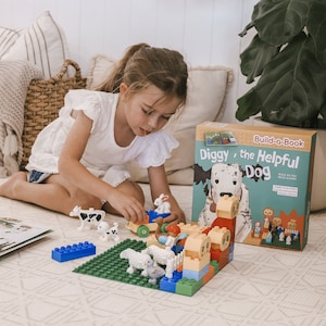 Libro de aventuras de animales / Libro educativo para niños / Aprender a ayudar / Libro saludable / / Regalo para lectores jóvenes / Regalo para niños / Regalo