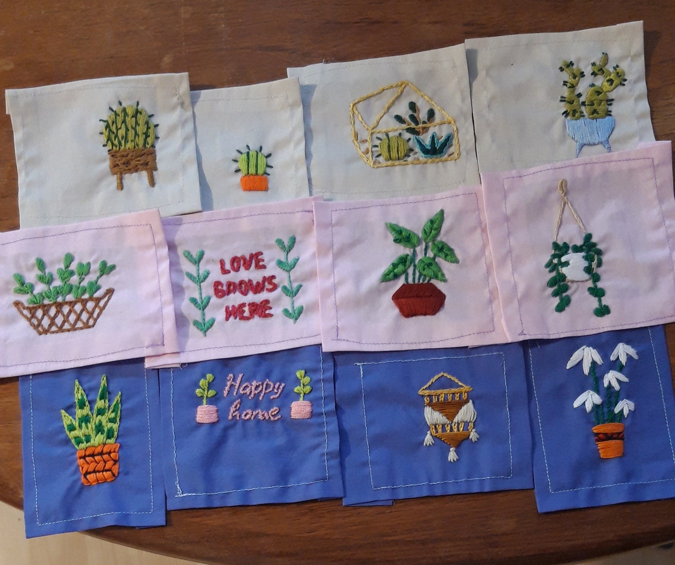 Hand Embroidered Patches – Bustle & Sew