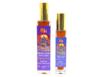Maha Kali Prayer Spray Attar “Fury” Protection Spiritual Mist, 50 mL or 100 mL