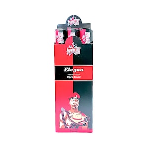 Elegua Incense sticks (6 tubes of 20 sticks each) fragrance Rose