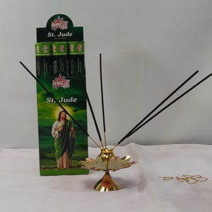 Saint Jude Incense sticks (Wholesale Pack) 6 tubes of 20 sticks of each