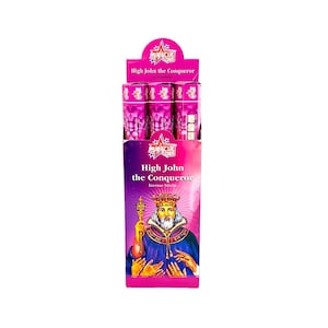 Miracle 365 High John the Conqueror incense sticks (wholesale pack) 6 tubes of 20 sticks each