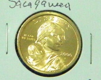 2000-P Sacagawea Dollar in 2x2 Flip 2000-P Sacagawea Dollar in 2x2 Flip