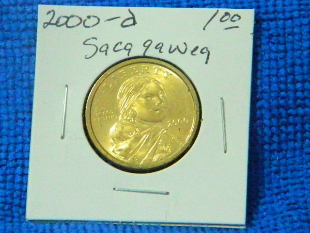 2000-P Sacagawea Dollar in 2x2 Flip 2000-P Sacagawea Dollar in 2x2 Flip