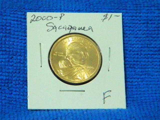 2000-P Sacagawea Dollar in 2x2 Flip 2000-P Sacagawea Dollar in 2x2 Flip