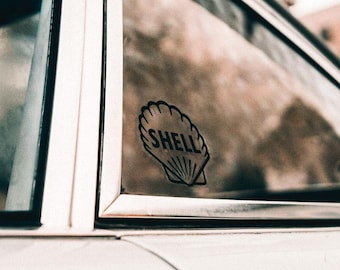 Shell Retro Logo Decal / Sticker