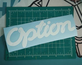 Option Magazine Decal Sticker