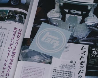 Vintage TEQ TOYOTA Round Logo JDM Sticker Decal