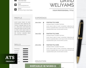 Minimalistische cv-sjabloon: ATS-vriendelijk cv voor Word en Google Docs