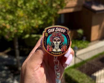 San Diego Padres Badge Reel | Baseball Retractable ID Holder