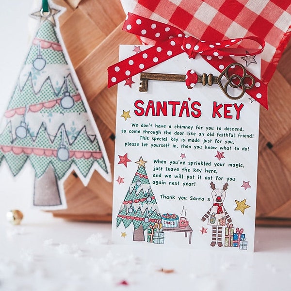 Holiday Gift Ideas Santa's Key | Christmas Décor | Unique Gifts for Kids | Christmas Eve