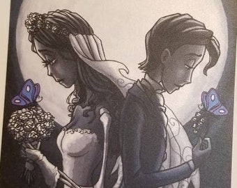 Corpse Bride Victor and Victoria Print