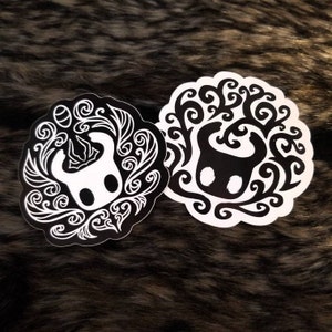 Hollow Knight 3&quot; Vinyl Stickers: The Knight and Shade [Rana]
