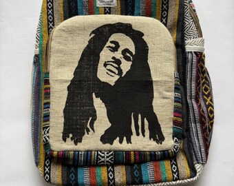 Bob Marley Design Hemp Rucksack - Etsy