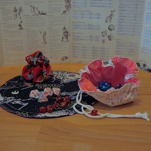 Mini Dice Bags | Dungeons & Dragons | TTRPG | Dice Sets | Dice Bags