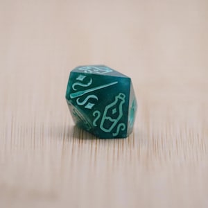 Magical Items Dice | Teal & Teal | Dungeon Master Dice | Dungeons and Dragons | TTRPG