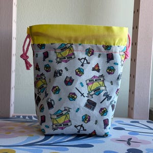 Sac de dés pansexuel | Fabriqué à la main | Donjons et dragons | TTPG | FIERTÉ