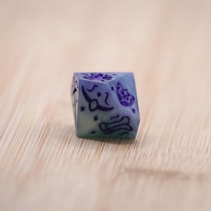 Magical Items Dice | Blue/Teal & Purple | Dungeon Master Dice | Dungeons and Dragons | TTRPG