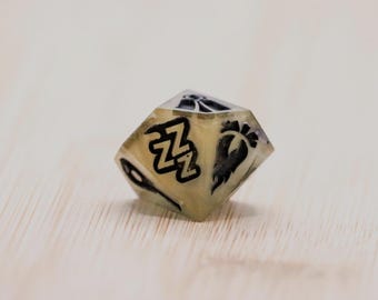 Long Rest Dice | Bronze & Black | Dungeon Master Dice | Dungeons and Dragons | TTRPG