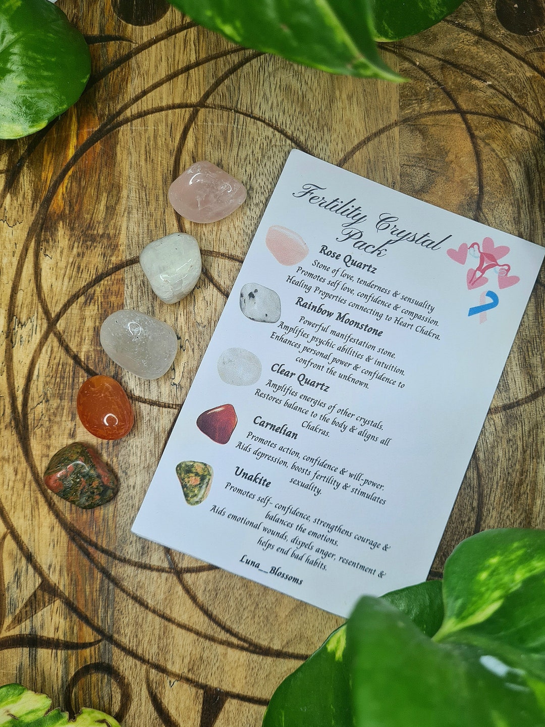 Crystals for Fertility Fertility Crystals . Crystals for Sale Etsy