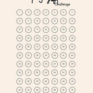 75 Soft Challenge Printable PDF Tracker - Etsy